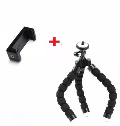 MINI Stativ mit Handy Adapter Kamera Klammerstativ Festklemmen DreiBein Tripod Neu